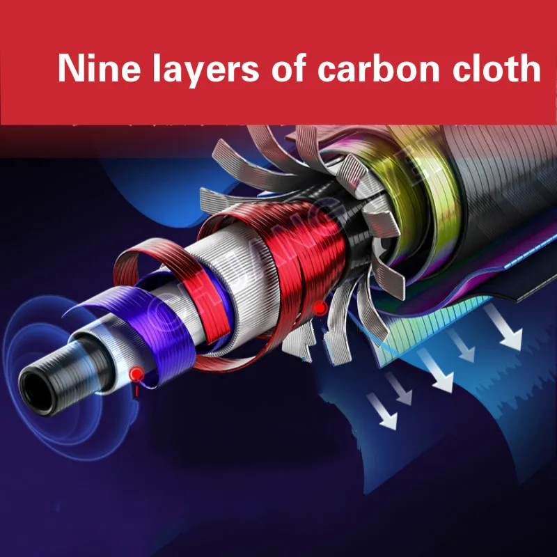 Caña De pescar De fibra De carbono, palo De Pesca superligero y duro, Olta, superligero, De Taiwán, 4,5/5,4/6,3/7,2/8,1 m - imagen 3