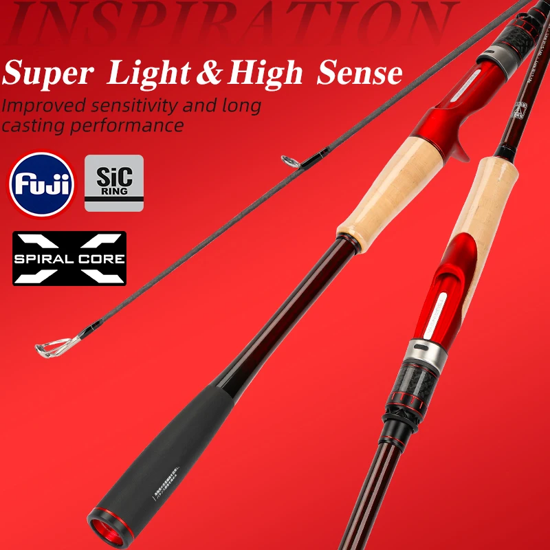 TSURINOYA-caña de pescar inspirada, accesorio de fundición, señuelo, Olta, FUJI, 2.21m2.36m ML MF - imagen 2