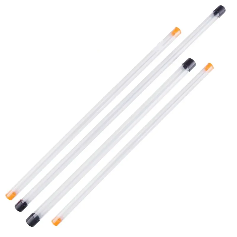 Tubo de flotador de pesca de PVC, Boya de protección, tubo de almacenamiento portátil, aparejos de pesca, 10 unids/lote, 1,37-1,55 cm de ancho - imagen 3