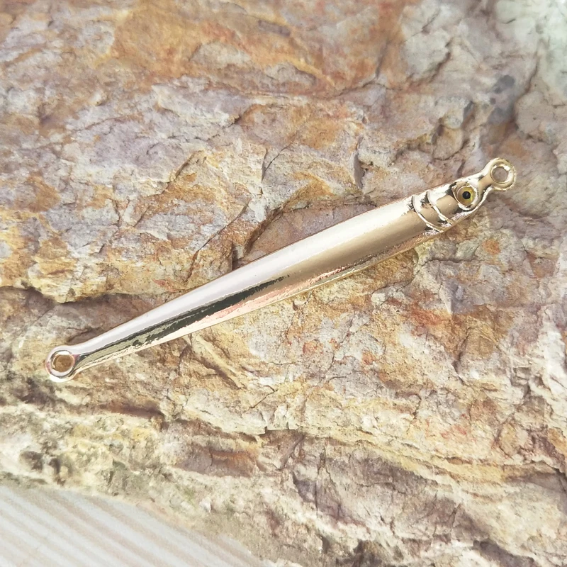 POETRYYI-señuelo de pesca de plomo, plantilla de Metal de 6cm y 5,5g con ganchos de Nepal, 5 colores, cebo duro Artificial - imagen 4