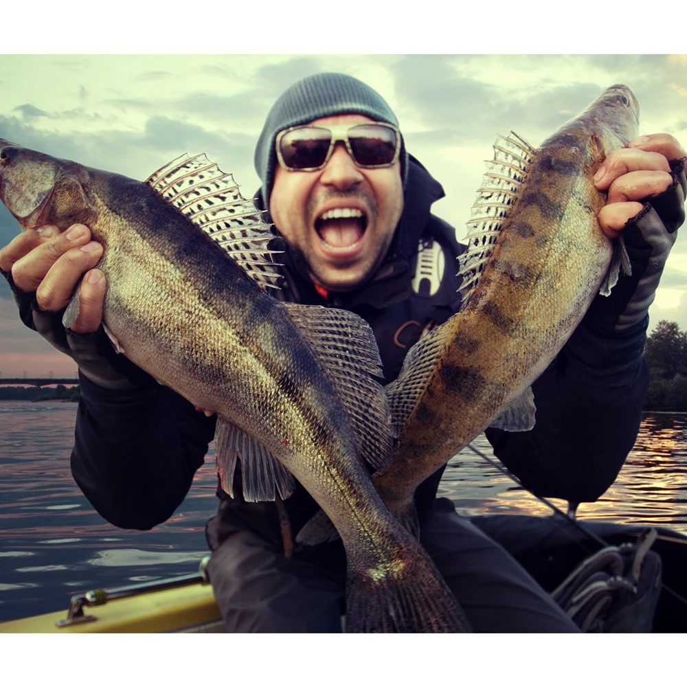 Goture-guantes de pesca UPF50 +, transpirables, sin dedos, con silicona antideslizante, al aire libre para senderismo, ciclismo, kayak, Verano - imagen 4