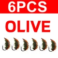 6pcs olive