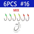 6pcs size 16 MIX