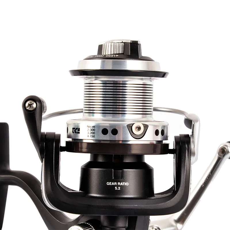 Carrete de Pesca giratorio, rueda de arrastre de acero inoxidable, Molinete de Pesca, 20/30/40/50/60s - imagen 3