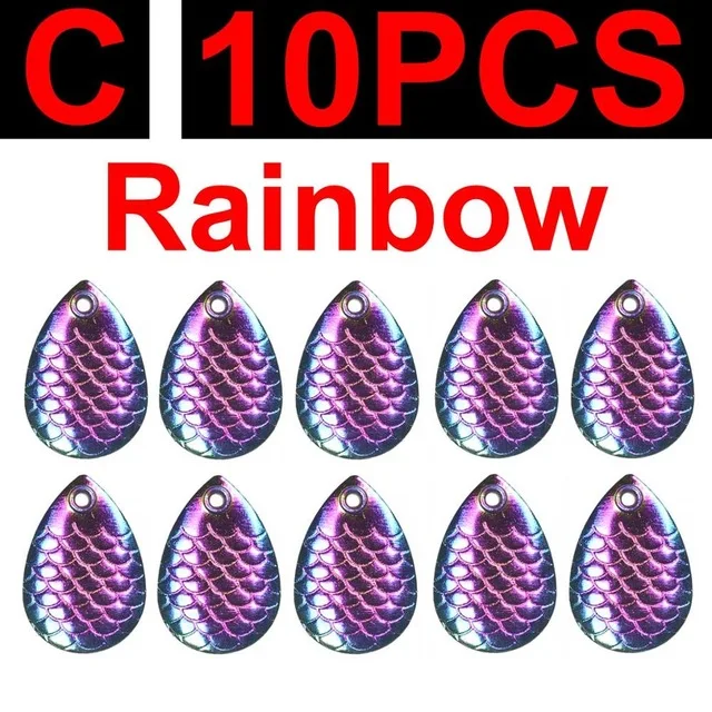 C 10pcs rainbow