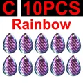 C 10pcs rainbow