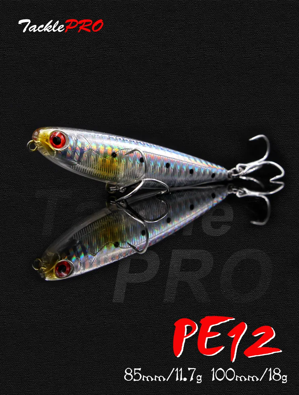Señuelo TacklePRO vista lateral