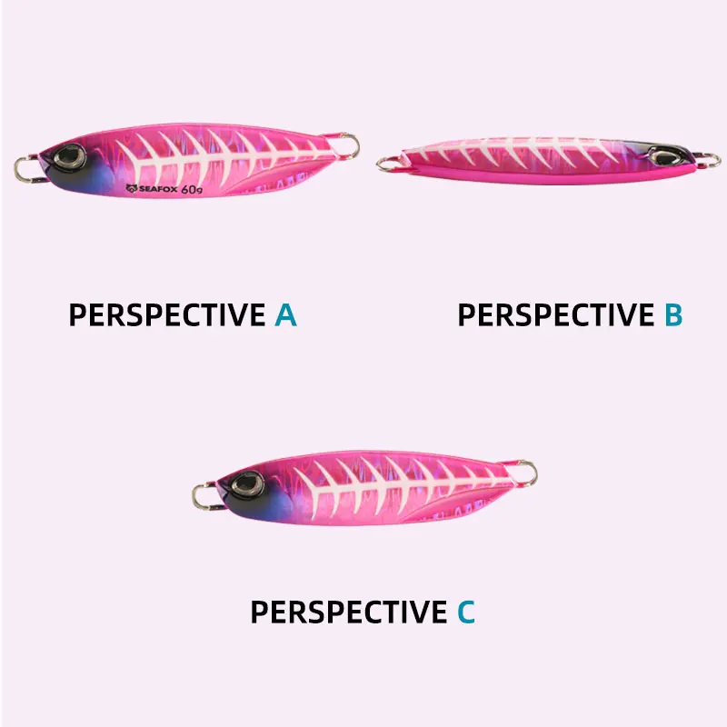 Seafox SF02 Jig Metálico Brillante para Pesca Deportiva - imagen 3