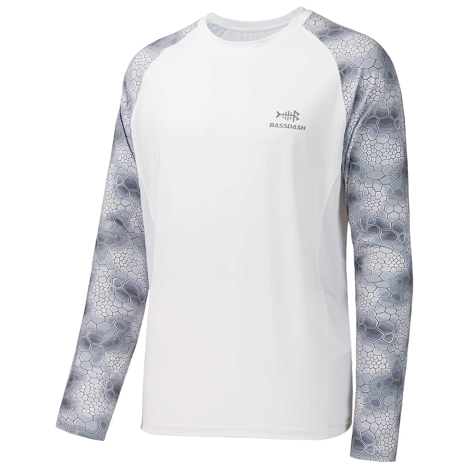 White Grey Hexagonal
