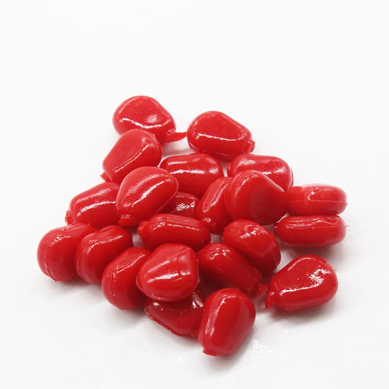 Señuelo de pesca con olor a maíz, cebo de plástico suave de silicona, 1cm/0,33g, señuelo flotante de Pellet suave, aparejos de pesca de carpa de hierba, 30 unids/lote - imagen 3