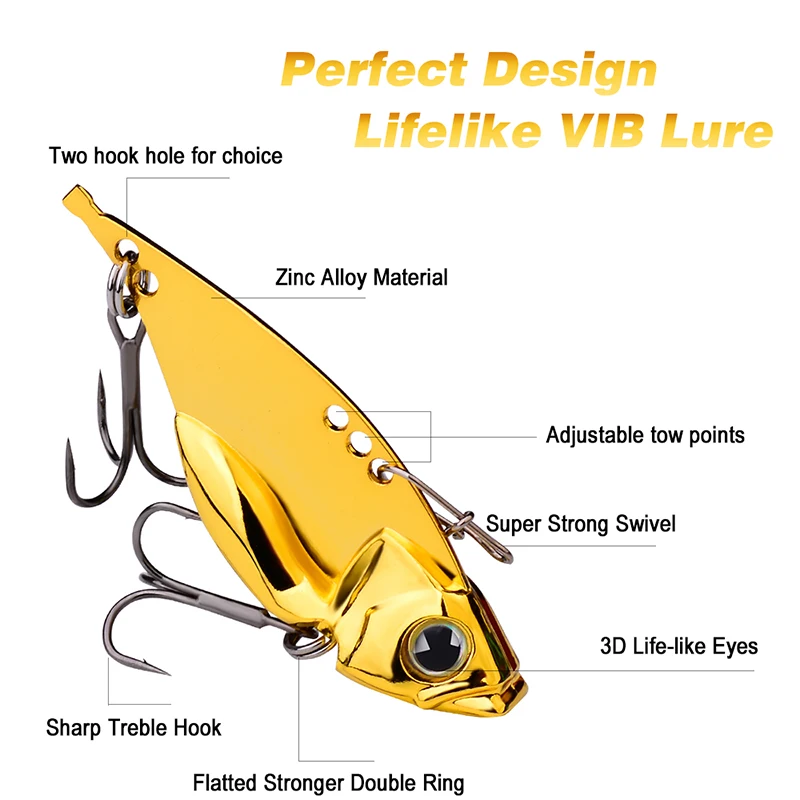 PROBEROS-SEÑUELOS giratorios de pesca, 1 unidad, cuchara de plantilla de Metal 5g-7g-10g-15g-20g, cebos artificiales duros, cebos giratorios de lubina, aparejos de pesca - imagen 4