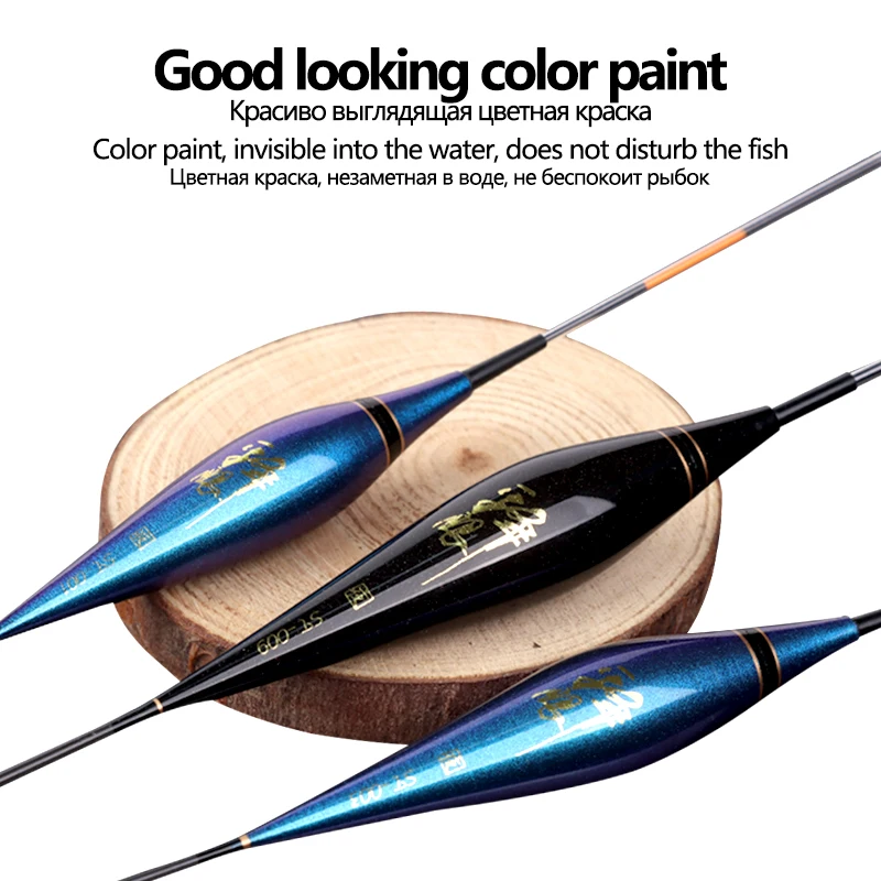 Flotador luminoso sin costuras Aurora, flotador electrónico superbrillante, pesca nocturna, carpa cruciana, aparejos de herramientas de pesca, 1 ud. - imagen 5