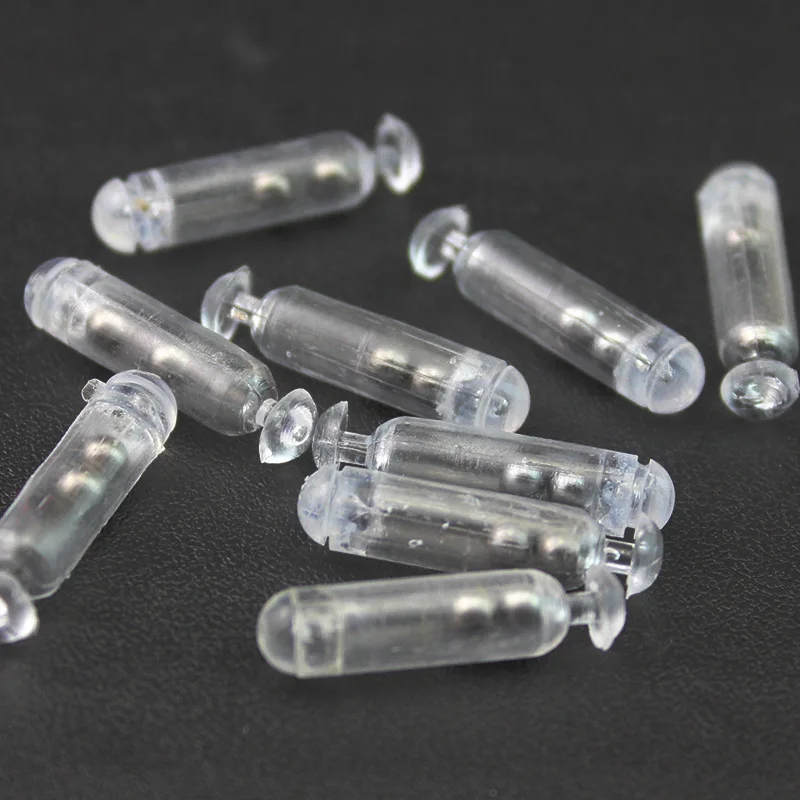 10 unids/lote de Señuelos de Pesca, cebo popper con bola de metal integrada, palos de sonido blancos/negros, cebos, equipo de pesca, accesorios de herramientas de pesca - imagen 3