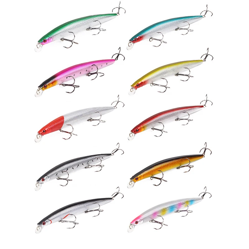 Señuelo de Pesca flotante Minnow, 18,5 CM, 23G, buceo, 0,5-2M, Pesca en el mar, manivela de plástico, cebo duro, aparejos de Pesca, Wobblers de natación - imagen 4