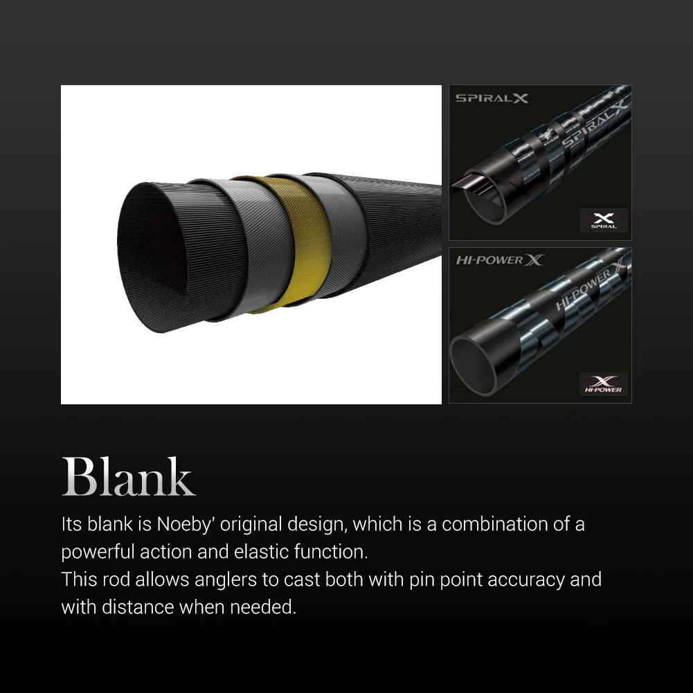 Noeby caña de pescar de fundición giratoria, 2,13 m, 2,29 m, MH, potencia de 2 secciones, peso del señuelo de 7-35g, para pesca de lubina - imagen 3