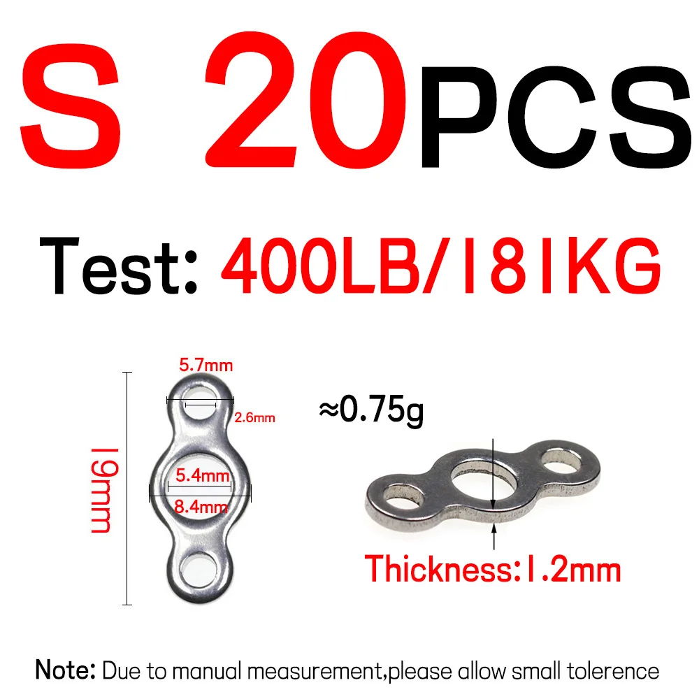 20pcs S 3 ring