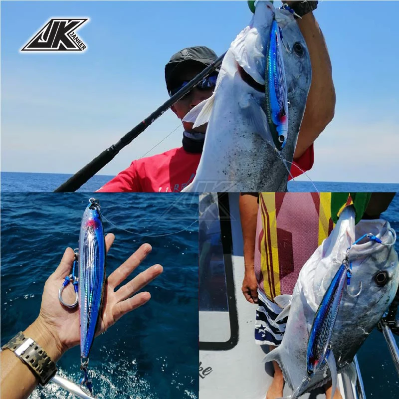 JK PAI Power help doble 1/0 3/0 5/0 7/0 9/0 11/0 resistente 4X anzuelos de Pesca de Mar Atun jighead accesorios de pesca