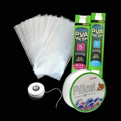 Malla para encapsular Boilies Groundbait, bolsa sin residuos de PVA, disolución rápida