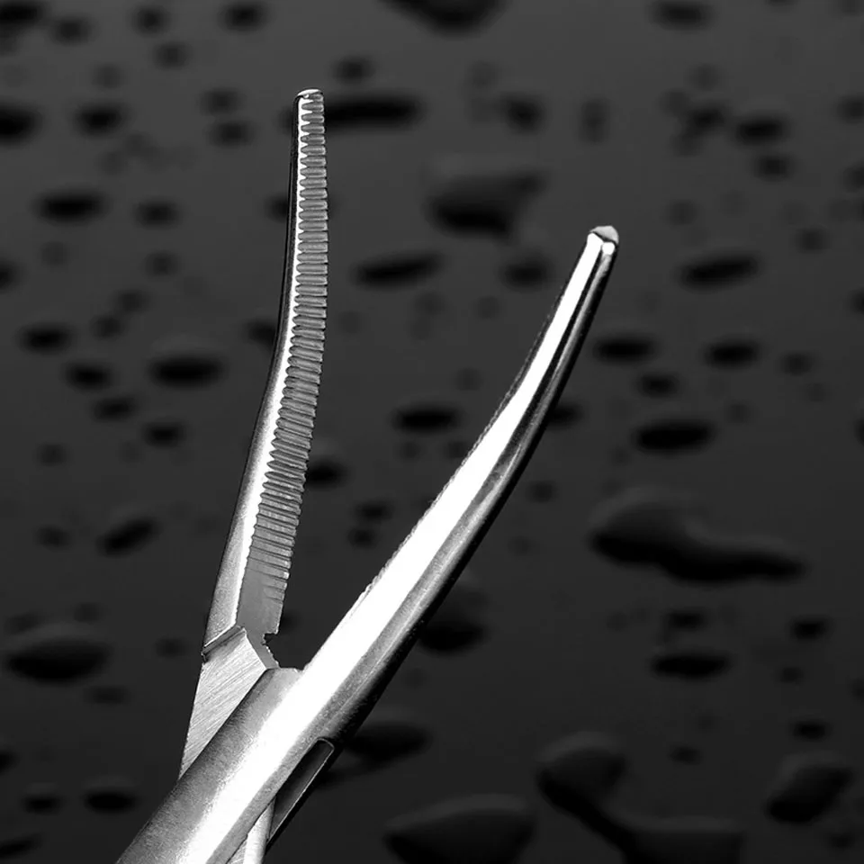 WALK FISH-Alicates de pesca de acero inoxidable, removedor de anzuelos, abrazaderas de Punta curvada, Cortador de línea, aparejos de pesca, accesorios de herramientas - imagen 4