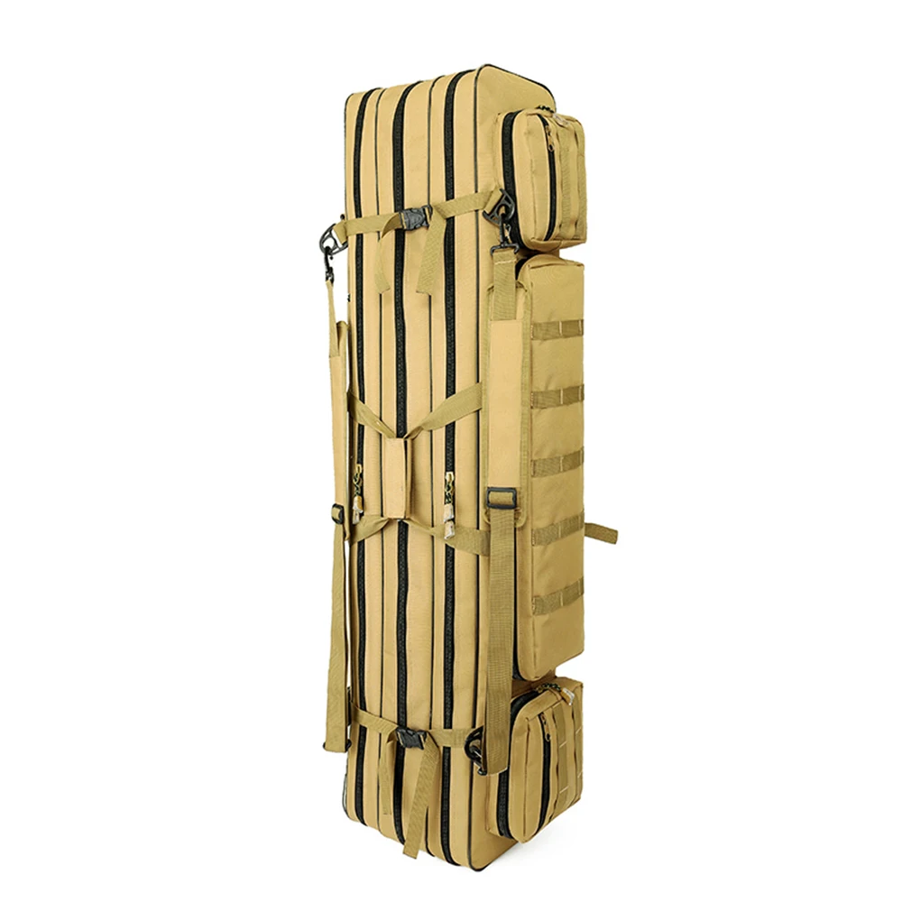 Bolsa de pesca Oxford de 3 capas para hombre, bolso de hombro para caña de pescar, mochila para aparejos, bolso para deporte al aire libre, 80cm/100cm/120cm, XA234G - imagen 4