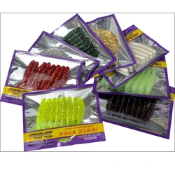 Vinilo larva cola ondulada para spinning