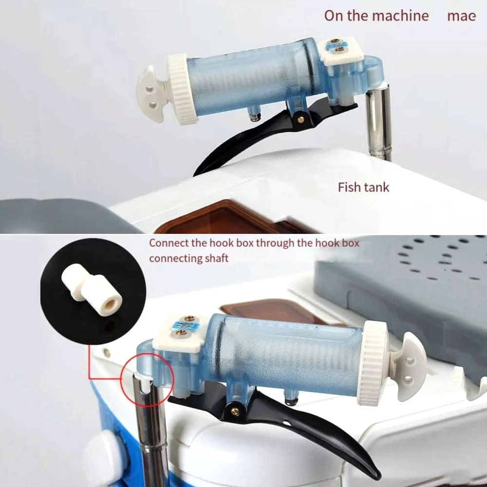 Dispositivo de cebo de Clip automático, herramienta auxiliar de pesca portátil, engranaje magnético ABS para aparejos de anzuelos, moldeado rápido, K1, K2, K3 - imagen 3