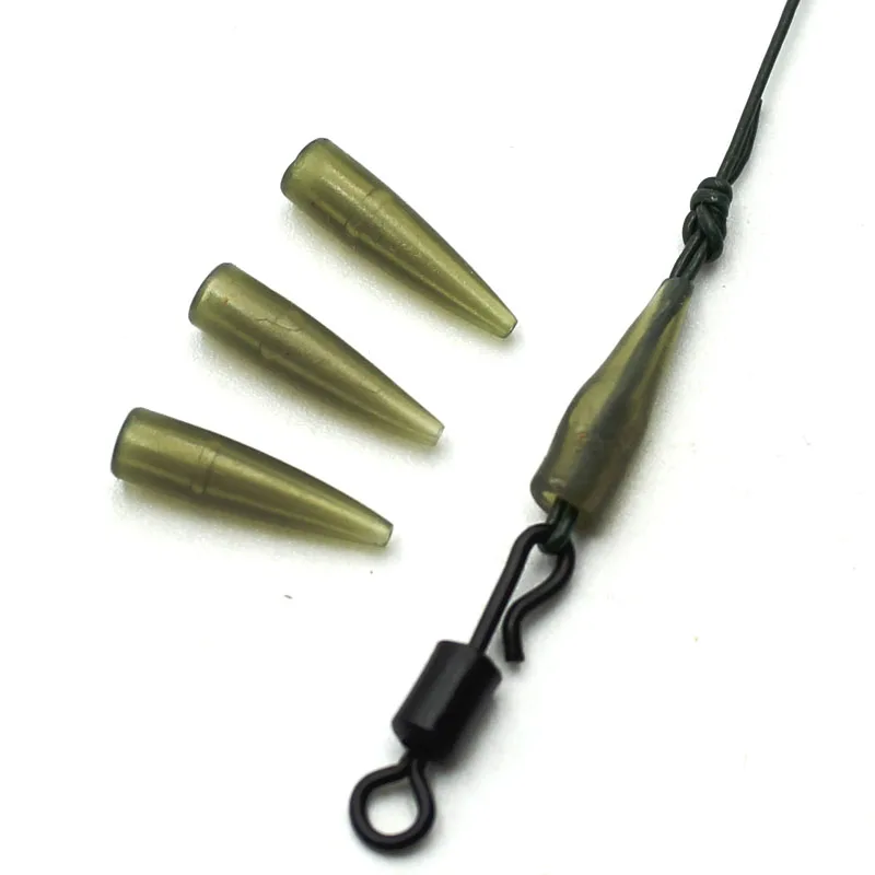 Mangas antienredos Rigtrip mostrando su diseño de tubo alineador y 50 unidades para pesca efectiva