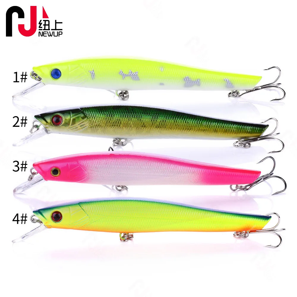 Señuelo de pesca Artificial, cebo duro de lubina, aparejos de pesca de plástico, Wobblers Minnow, Crankbait, 18g, 14,5 cm, 1 pieza - imagen 4