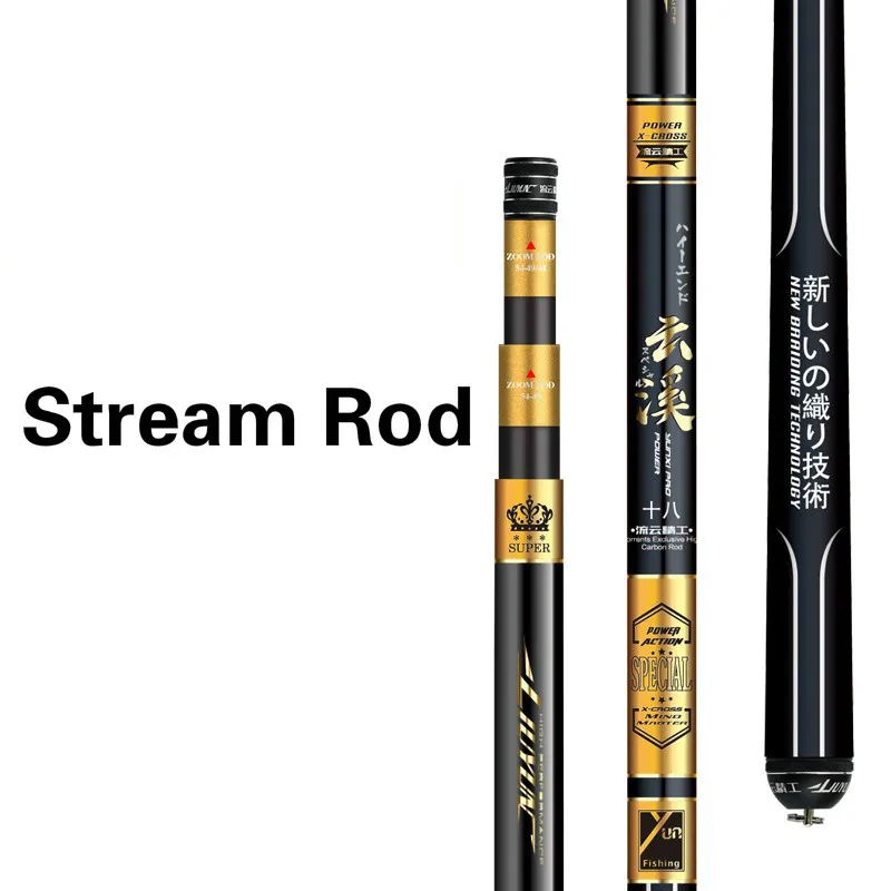 Caña De pescar De fibra De carbono, equipo De Pesca con posicionamiento, Secciones cortas, 3,6 M, 4,5 M, 5,4 M, 6,3 M - imagen 3