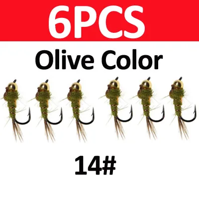 6pcs Olive