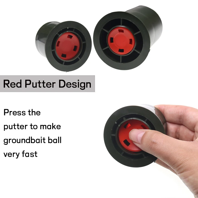 WIFREO-Bola de carnada para pesca, cebo Boilie, herramienta de fabricación, moldeador de bolas de pesca, compresa, alimentador redondo, 1 ud. - imagen 4