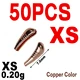 50pcs xs copper
