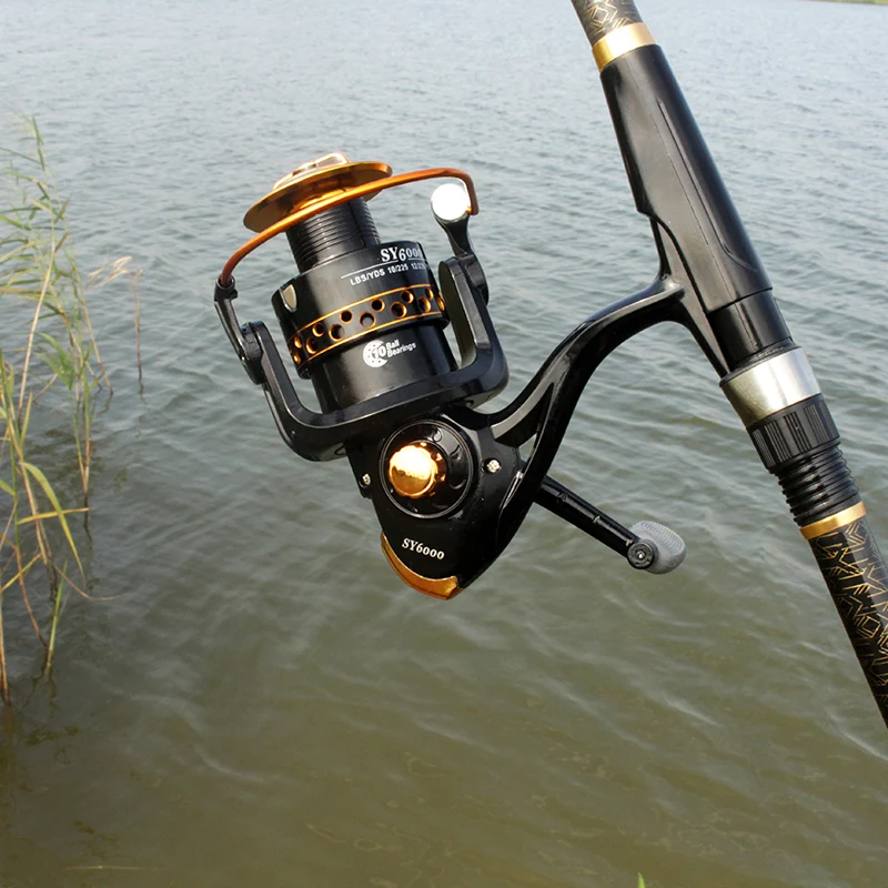 Carrete De Pesca giratorio, accesorio para agua dulce y salada, Serie 2000-7000, 5,1: 1 - imagen 5