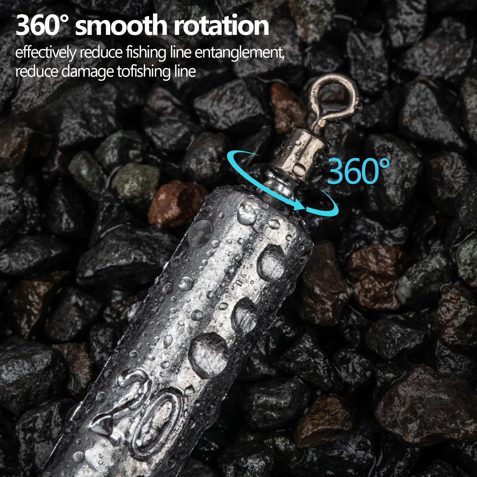 THKFISH-Kit de pesas de pesca de 28 piezas, aparejo de tiro de gota de agua dulce, juego de plomos de plomo para pesca de lubina, 3,5g, 5g, 7g, 10g, 14g, 20g - imagen 3