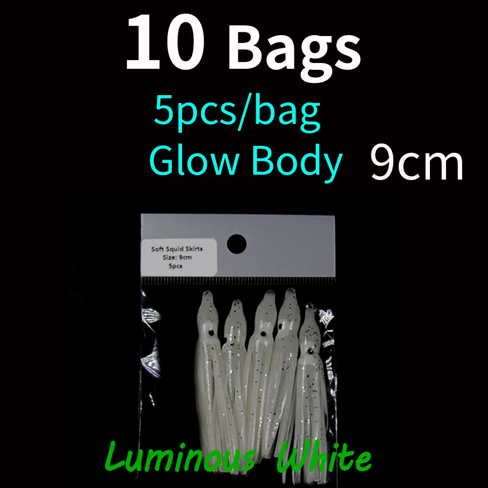 10bag 9cm white