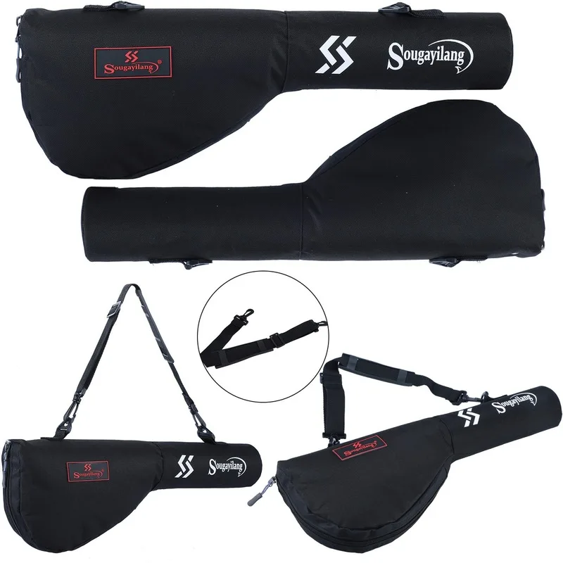 Sougayilang-bolsa de pesca de 48-68cm, bolsas de pesca de nailon multifunción portátiles, bolsa para caña de pescar, estuche, bolsa de almacenamiento de herramientas para aparejos de pesca - imagen 4