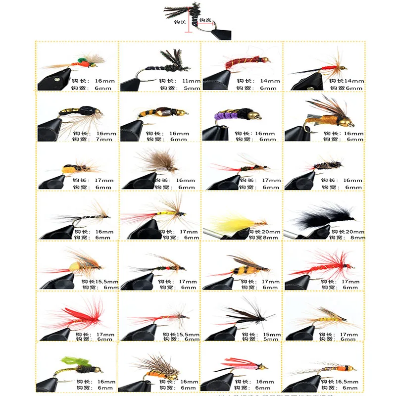 Bionic-Juego de cebos para pesca, mini anzuelos crankbait con mosca, caja pequeña, conjunto de cebos para pesca de trucha, carpa, plátano - imagen 5