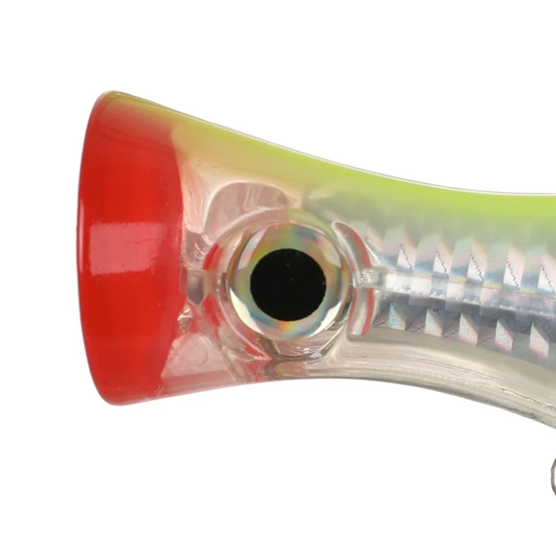 Señuelo de pesca de 12cm/40g, de 6 colores Topwater cebo de Popper, cebo duro Artificial Wobblers, aparejos de pesca de plástico, anzuelos triples, 5 unids/lote - imagen 3