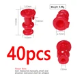 40pcs red