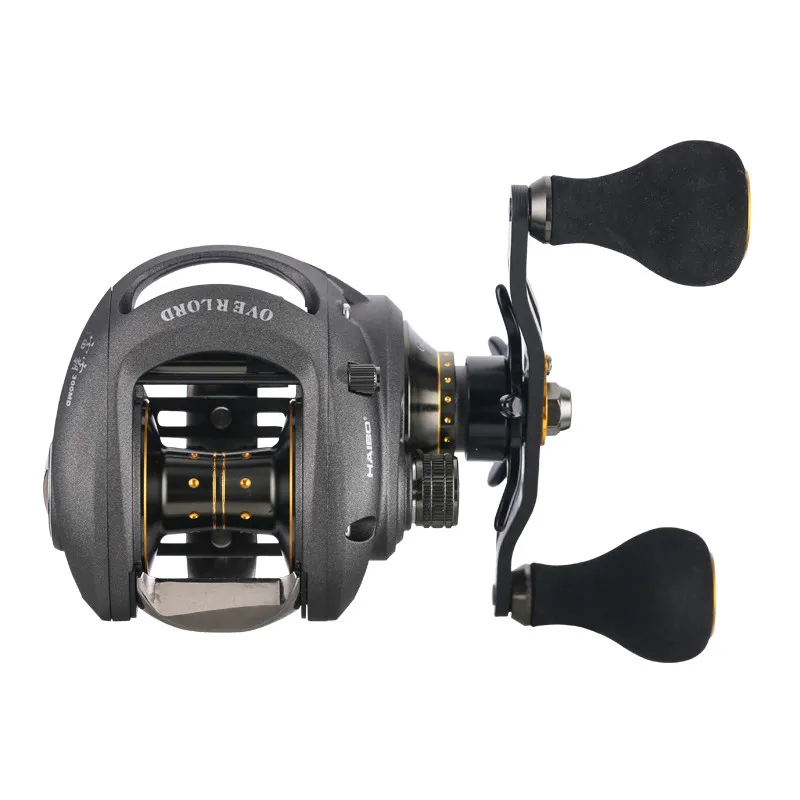 Baitcast-Molinete De Metal para Pesca, accesorio De Pesca De alta velocidad 5,1: 1, 9 rodamientos De bolas, carretilla De Peche, arrastre máximo De 8KG, rueda Distant - imagen 4