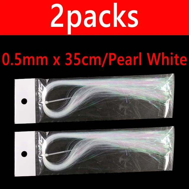 0.5mm 2pks pl white