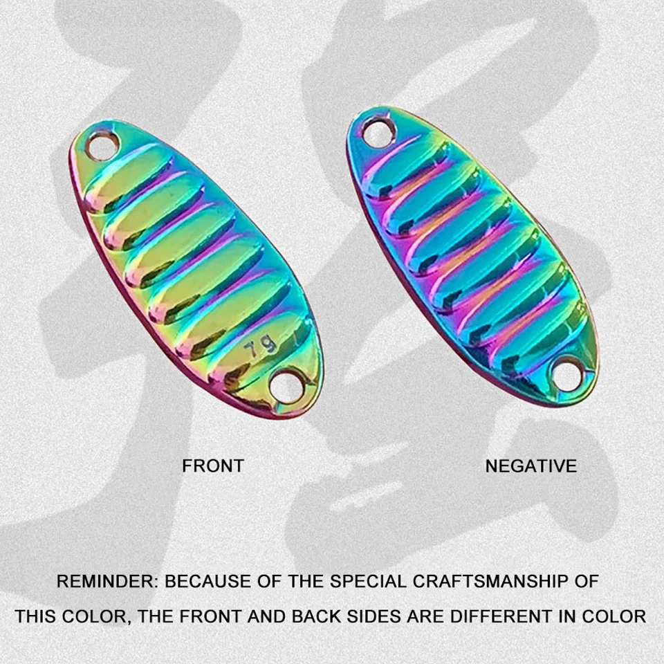 Caminar pescado nuevo 1 Uds señuelo cuchara de Señuelos de Pesca Spinner Wobblers cebos Shads de Metal jigging para carpa Pesca DE Isca bajo - imagen 5