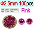 100pcs 2.5mm Pink