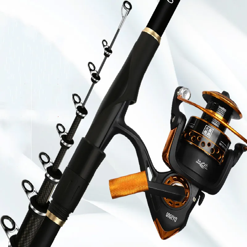 Caña giratoria para pescar, caña De pescar telescópica De 3,6 M, 4,5 M, 5,4 M y 6,3 M, alimentador De carpa Olta, palo De lanzamiento De distancia - imagen 4