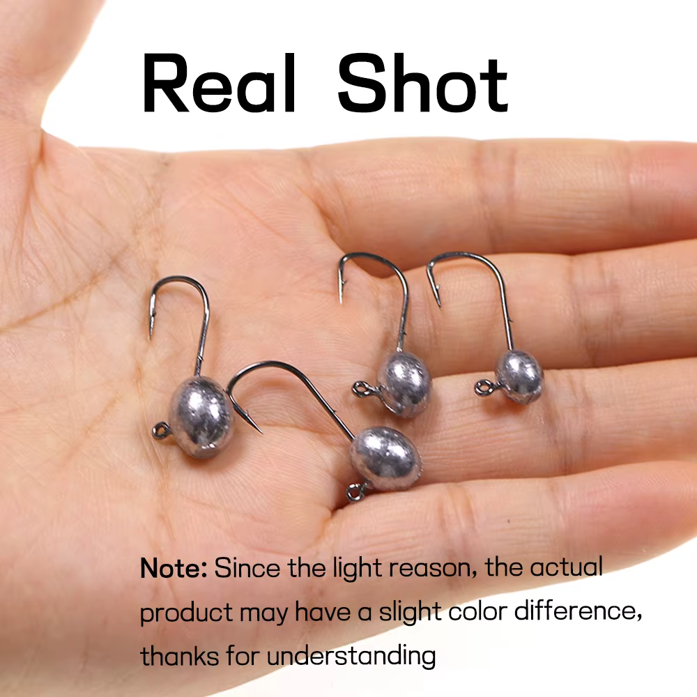 Anzuelo Jig Head ovalado – Cabeza plomada 2g a 5g - imagen 5