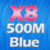 X8-500M-BLUE