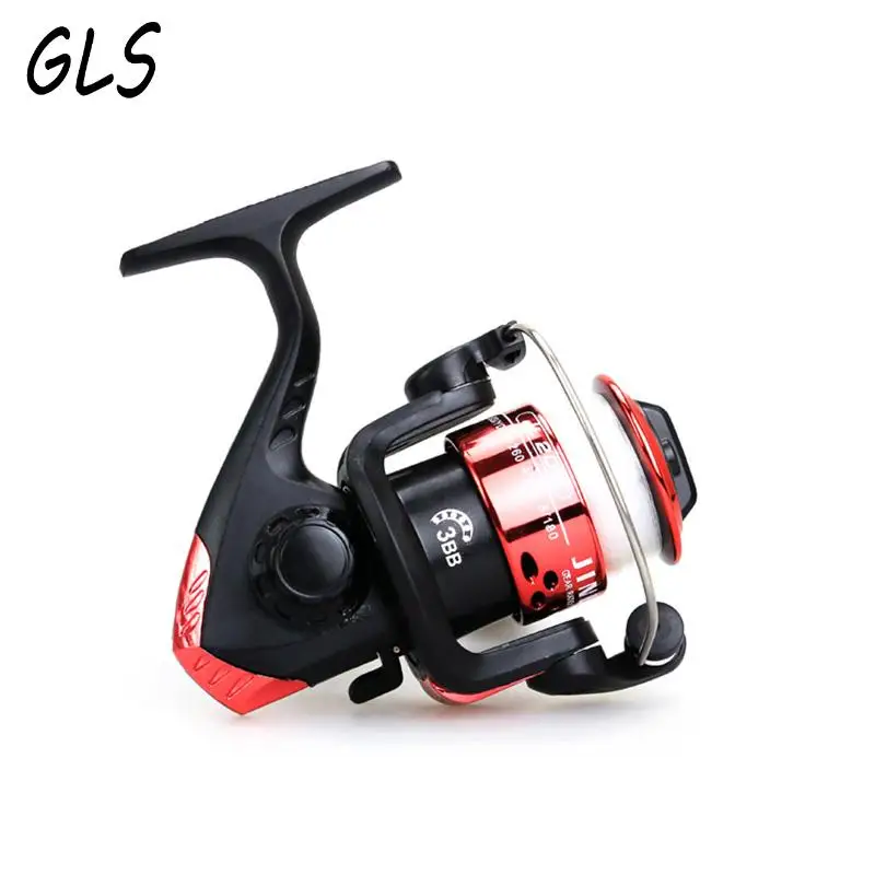 Carrete de pesca plegable 5,2: 1, carrete giratorio con línea de pesca de 60m y 0,35mm, línea de gran diámetro, rueda de fundición, cebo para embarcaciones, 1 Uds. - imagen 3