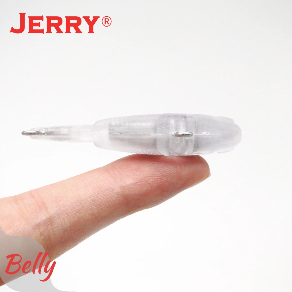 Jerry Quiver-Señuelos de Pesca sin pintar, cebo duro, VIB, vibración, Crankbait, Cuerpo en blanco, Wobbler, 10 piezas, 50mm - imagen 5