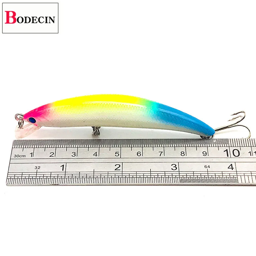 Bent Minnow Wobblers para señuelos de pesca/aparejos de China, señuelo duro Jerkbait Swimbait Carpa/trucha/Lucio cebos artificiales de pesca falsos - imagen 5