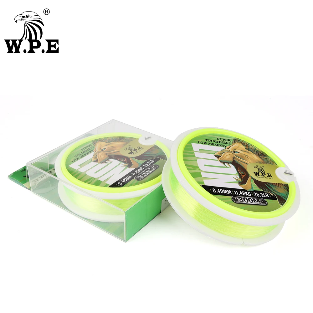 W.P.E LION-sedal de pesca de nailon, sedal de monofilamento japonés de 150m/300m/500m/1000m, 0,20mm-0,50mm, 7.0lb-37.1lb - imagen 5